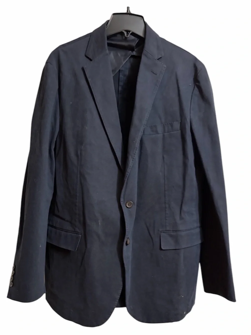 Vintage Polo Ralph Lauren Classic Navy Blazer Sz 44R Two Button vented Blazer